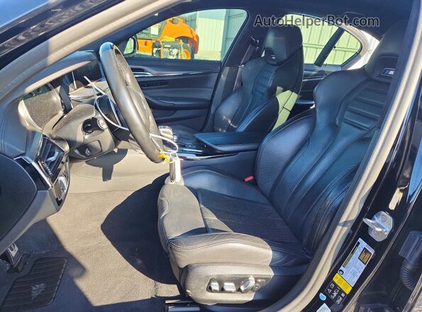 WBSJF0C52KB285312 2019 BMW M5 Gray წინა სალონის ხედი