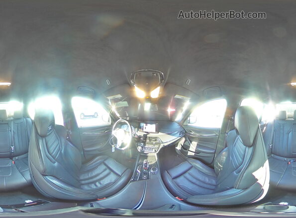 WBSJF0C52KB285312 2019 BMW M5 Gray VIN კოდის სტიკერის ხედი