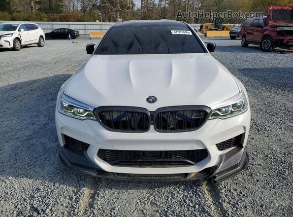 WBSJF0C53KB447416 2019 BMW M5 White წინა ხედი