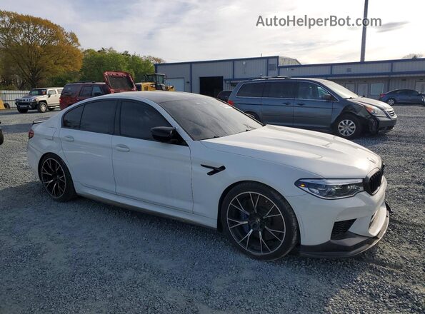 WBSJF0C53KB447416 2019 BMW M5 White წინა მარჯვენა