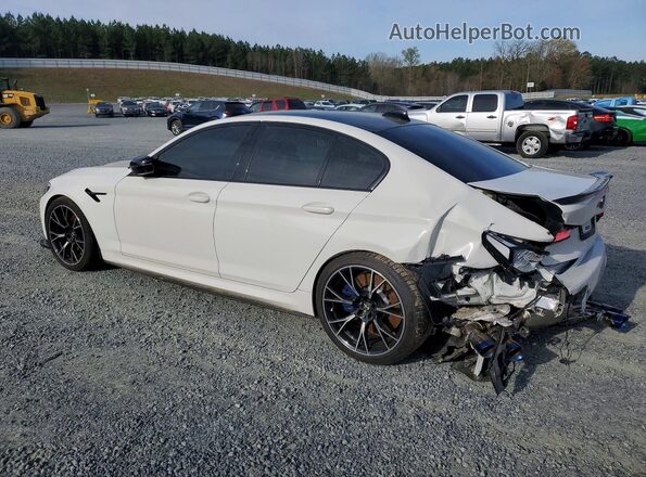 WBSJF0C53KB447416 2019 BMW M5 White უკანა მარცხენა