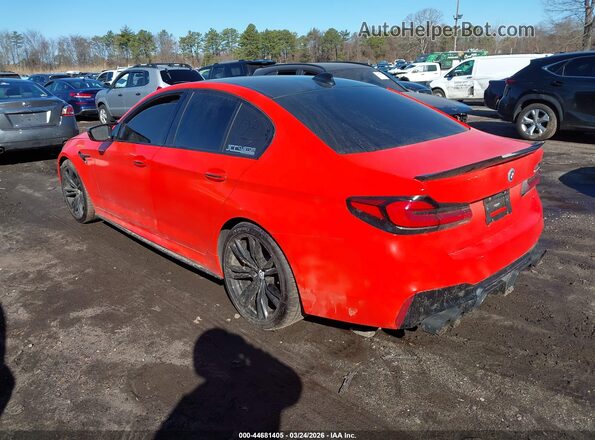 WBSJF0C57JB283411 2018 BMW M5 Оранжевый Задняя левая четверть
