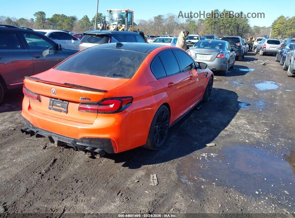 WBSJF0C57JB283411 2018 BMW M5 Оранжевый Задняя правая четверть