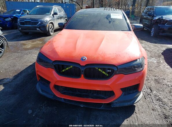 WBSJF0C57JB283411 2018 BMW M5 Оранжевый Вид щитка приборов