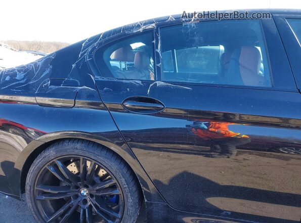 WBSJF0C59KB285744 2019 BMW M5 Black უკანა სავარძლების ხედი