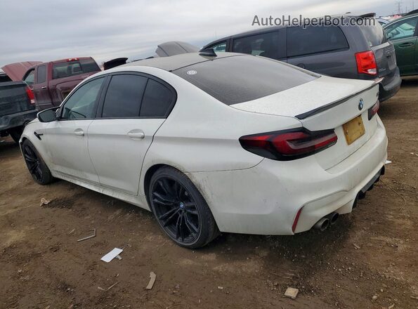 WBSJF0C5XKB284540 2019 BMW M5 White Հետևի ձախ
