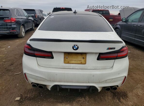 WBSJF0C5XKB284540 2019 BMW M5 White Հետևի տեսք