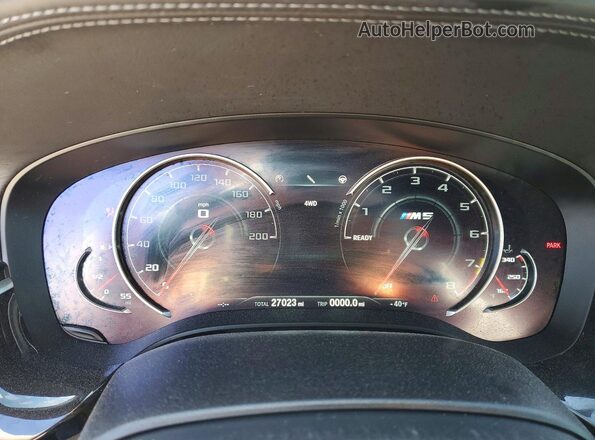 WBSJF0C5XKB446893 2019 BMW M5 Black 