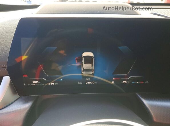 WBX13EF09S5341048 2025 BMW X1 White Vista del cuadro de instrumentos