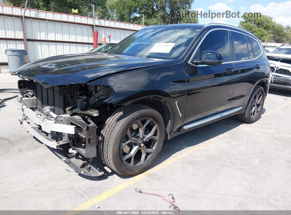 WBX47DP01NN183819 2022 BMW X3 Black Front left