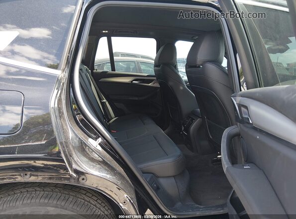 WBX47DP01NN183819 2022 BMW X3 Black VIN sticker view