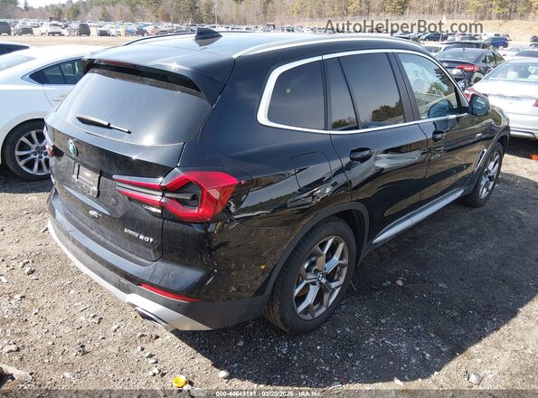 WBX57DP00NN161962 2022 BMW X3 Черный Задняя правая четверть