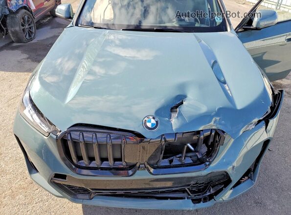 WBX73EF00S5377253 2025 BMW X1 Teal Widok wnętrza z tyłu
