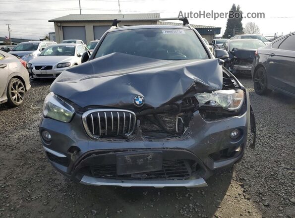 WBXHT3C30J5L26826 2018 BMW X1 Gray Դիմացի տեսք