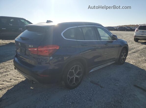 WBXHT3C36H5F75127 2017 BMW X1 Blue Trasero derecho
