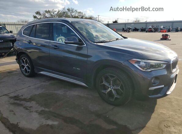 WBXHT3C38G5F66332 2016 BMW X1 Серый Передняя правая четверть