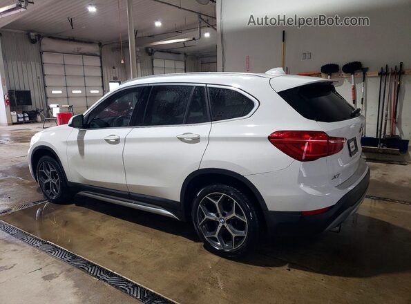 WBXHT3C39J3H33008 2018 BMW X1 White Tył lewy