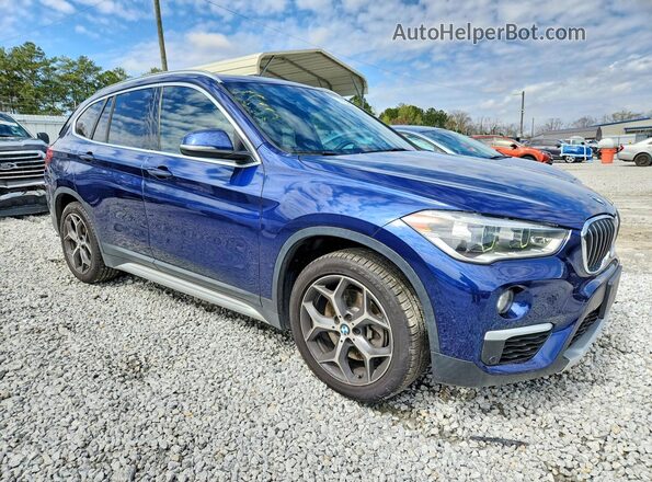 WBXHT3C50K3H34003 2019 BMW X1 Blue Przód prawy