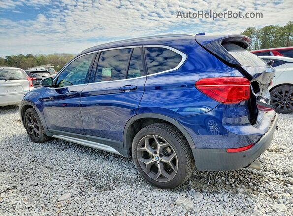 WBXHT3C50K3H34003 2019 BMW X1 Blue Tył lewy