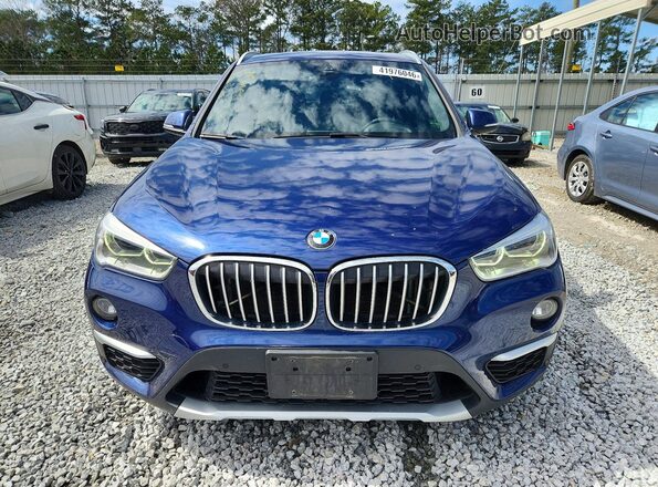 WBXHT3C50K3H34003 2019 BMW X1 Blue Widok z przodu