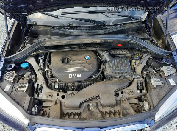 WBXHT3C50K3H34003 2019 BMW X1 Blue Widok komory silnika