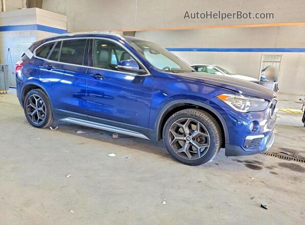 WBXHT3C59K5L37990 2019 BMW X1 Blue Передня права чверть