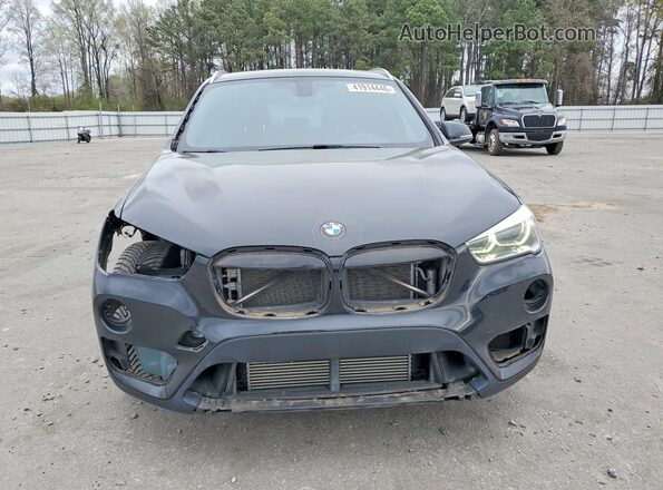 WBXHT3Z34G4A48778 2016 BMW X1 Черный Вид спереди