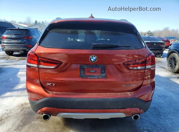 WBXJG9C05L5R28784 2020 BMW X1 Orange Rear view
