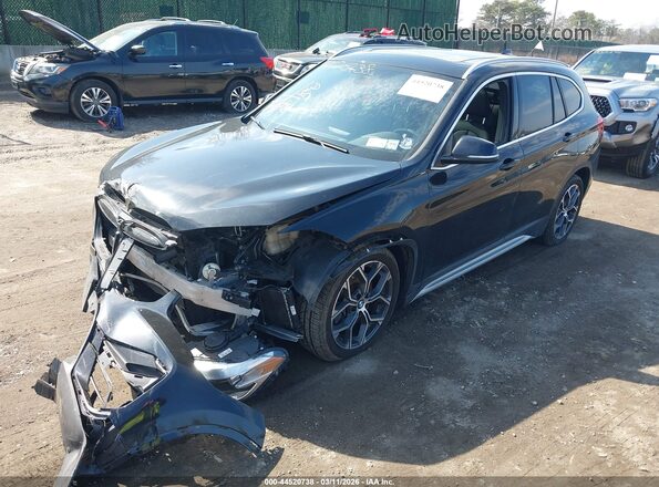 WBXJG9C08M3M66055 2021 BMW X1 Черный Передняя левая четверть