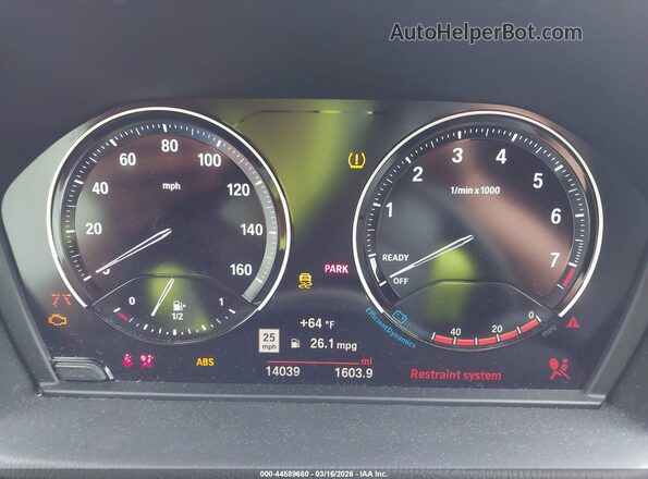 WBXJG9C08N5V17446 2022 BMW X1 Blue Widok tylnych siedzeń