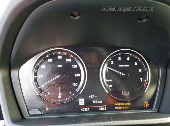 WBXYH9C00L5P96089 2020 BMW X2 White Սարքավորումների վահանակի տեսք