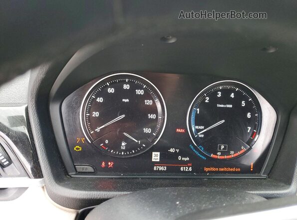 WBXYJ5C58K5N79591 2019 BMW X2 Black Widok zestawu wskaźników