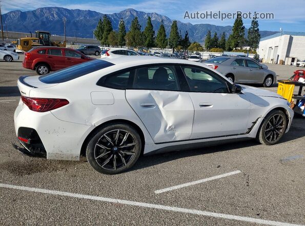 WBY23HD01SFU16419 2025 BMW I4 White Հետևի աջ