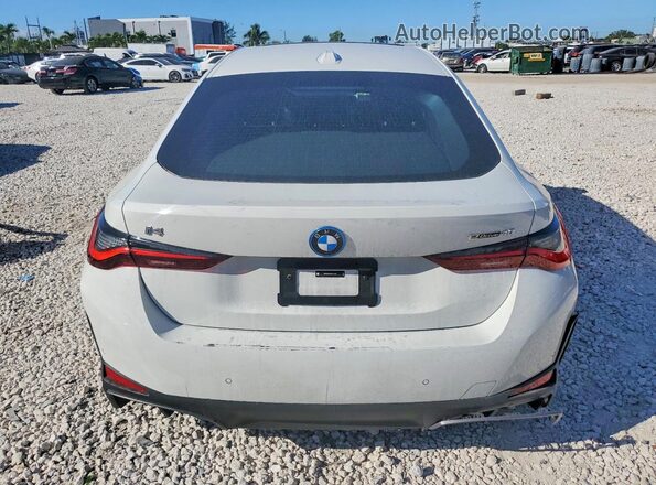 WBY23HD05SFV77355 2025 BMW I4 White Հետևի տեսք
