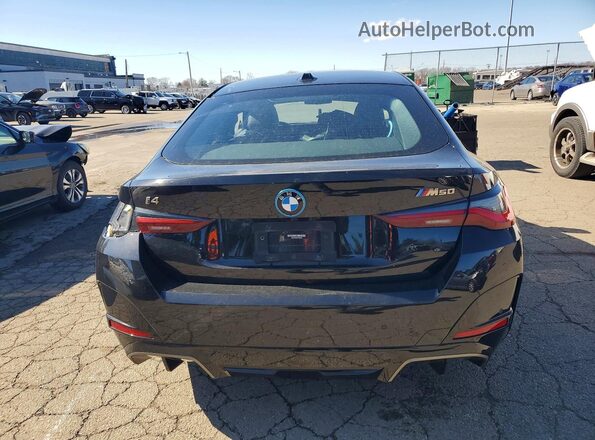 WBY33AW00PFP03458 2023 BMW I4 Black Вид ззаду