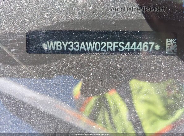 WBY33AW02RFS44467 2024 BMW I4 Blue Շարժիչի բաժամունքի տեսք