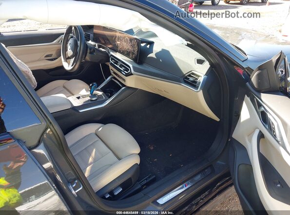 WBY33AW03NFN20617 2022 BMW I4 Gray წინა სალონის ხედი