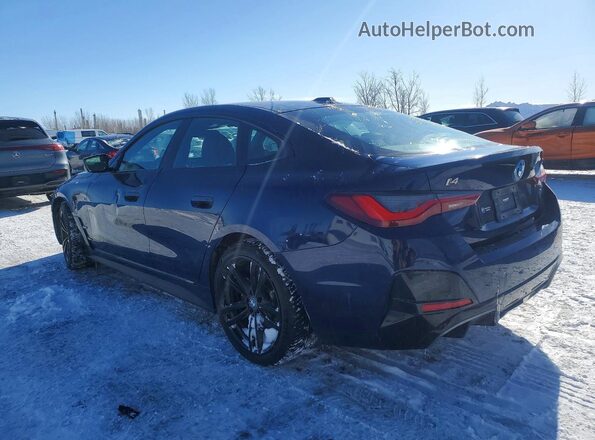 WBY33AW05NFM60680 2022 BMW I4 Blue Trasero izquierdo
