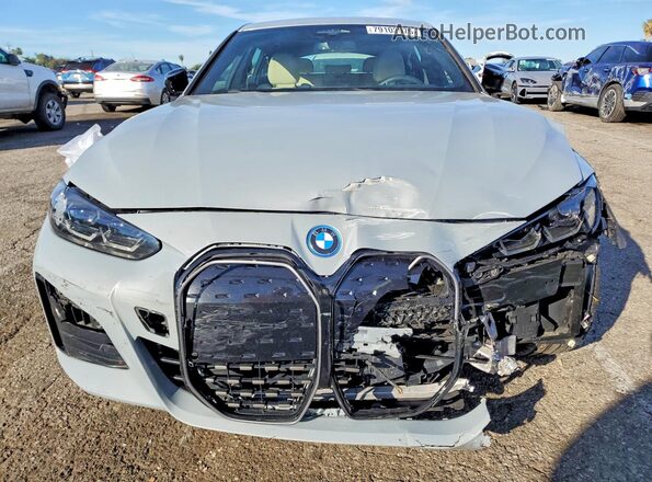 WBY33AW05NFM95042 2022 BMW I4 Gray Вид спереду