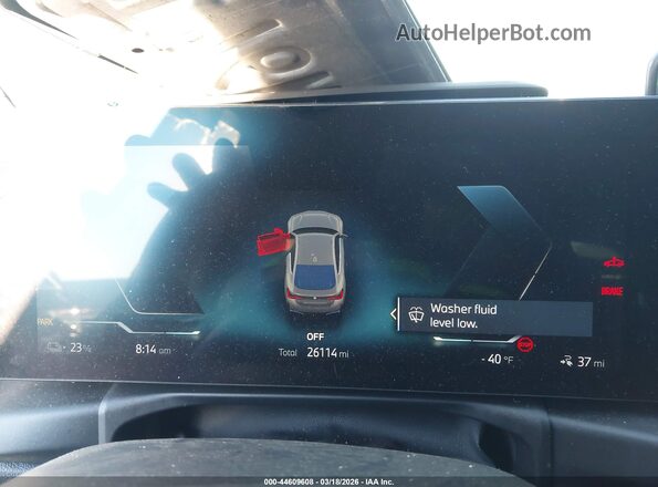 WBY43AW01PFR33689 2023 BMW I4 Gray Widok tylnych siedzeń