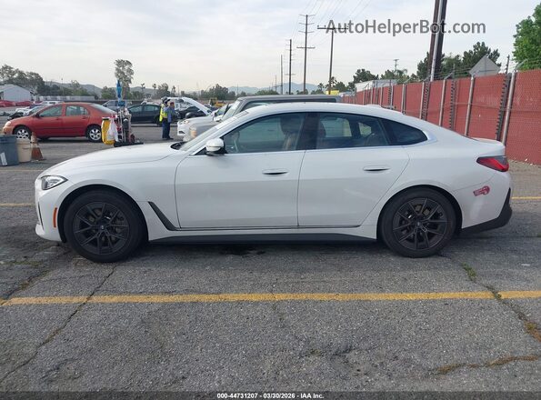 WBY43AW06PFR34000 2023 BMW I4 White Vista interior de 360 grados