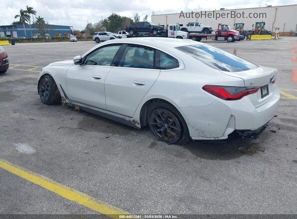 WBY43HD04SFT98264 2025 BMW I4 White Trasero izquierdo