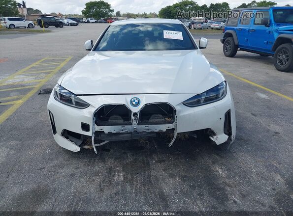 WBY43HD04SFT98264 2025 BMW I4 White Vista frontal
