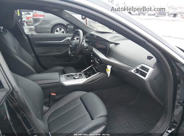 WBY43HD05SFT90819 2025 BMW I4 Black Widok wnętrza z przodu