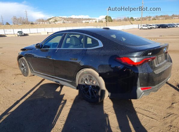 WBY43HD05SFT94594 2025 BMW I4 Черный Задняя левая четверть