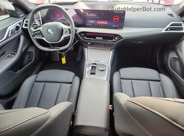 WBY43HD05SFU11197 2025 BMW I4 Red Dashboard view
