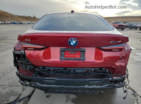 WBY43HD05SFU11197 2025 BMW I4 Red Rear view