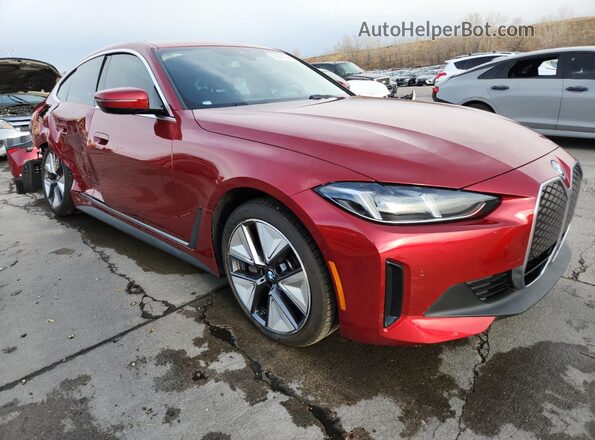 WBY43HD05SFU11197 2025 BMW I4 Red Front right