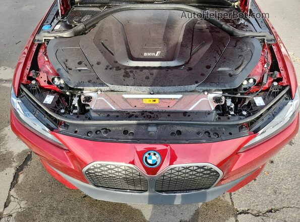 WBY43HD05SFU11197 2025 BMW I4 Red Rear interior view