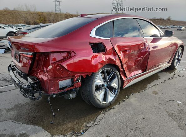 WBY43HD05SFU11197 2025 BMW I4 Red Rear right